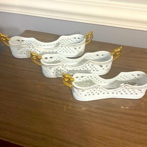 Porcelain treasures flatware holders